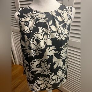 Talbots sleeveless silk blouse size 4P